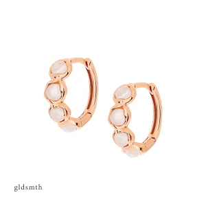 14k Rose Gold Amelie Huggies