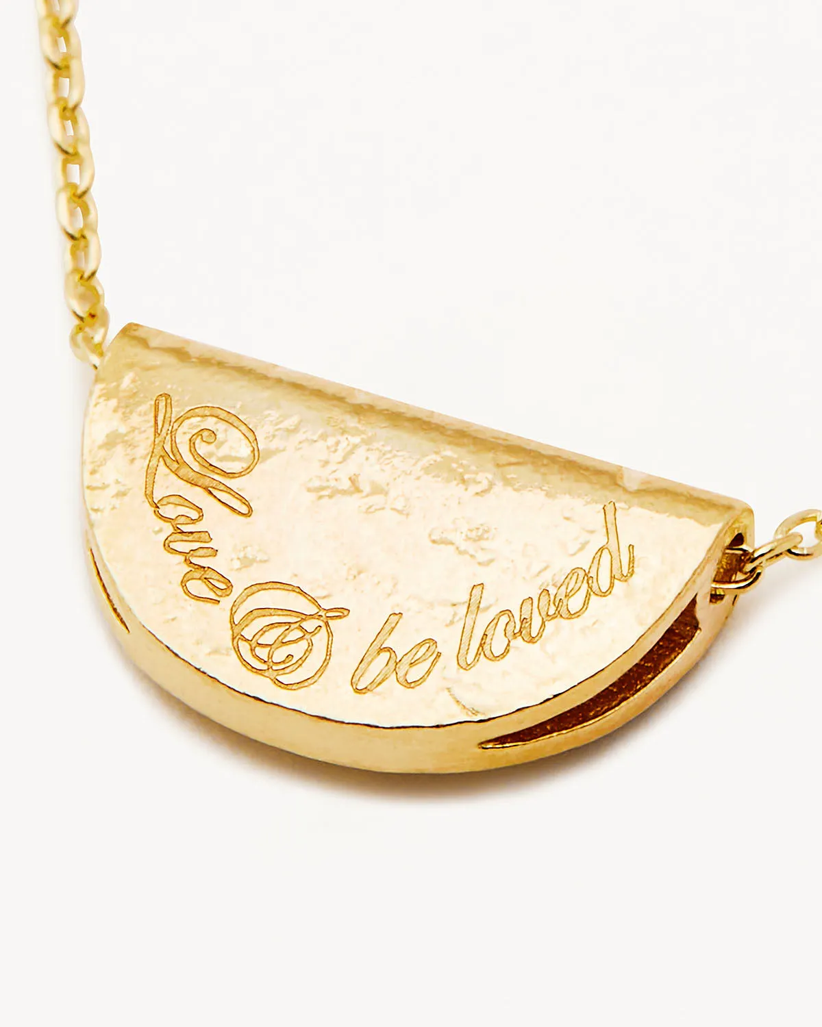 18k Gold Vermeil Lotus Birthstone Necklace - January - Garnet