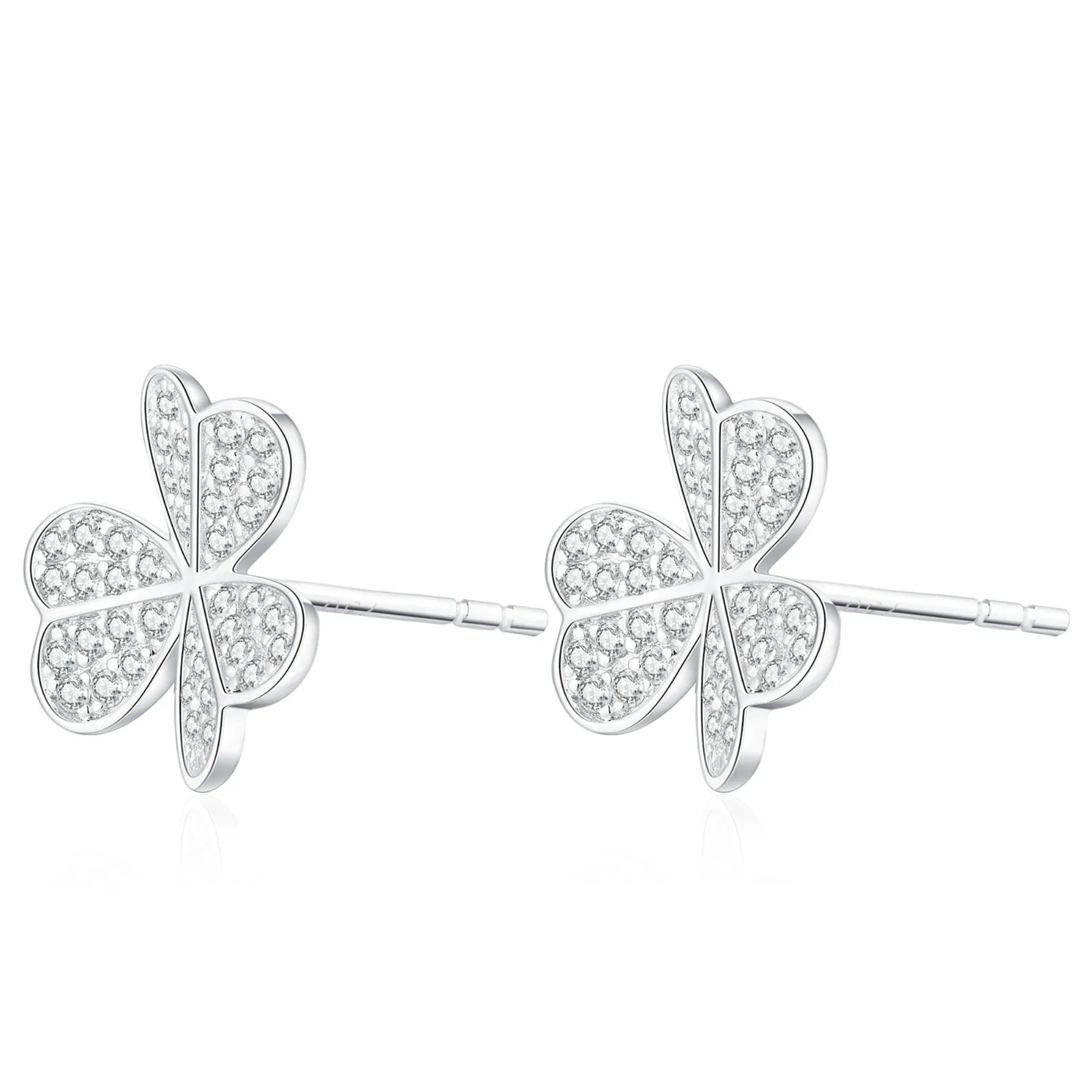 3 Leaf Diamond Earrings