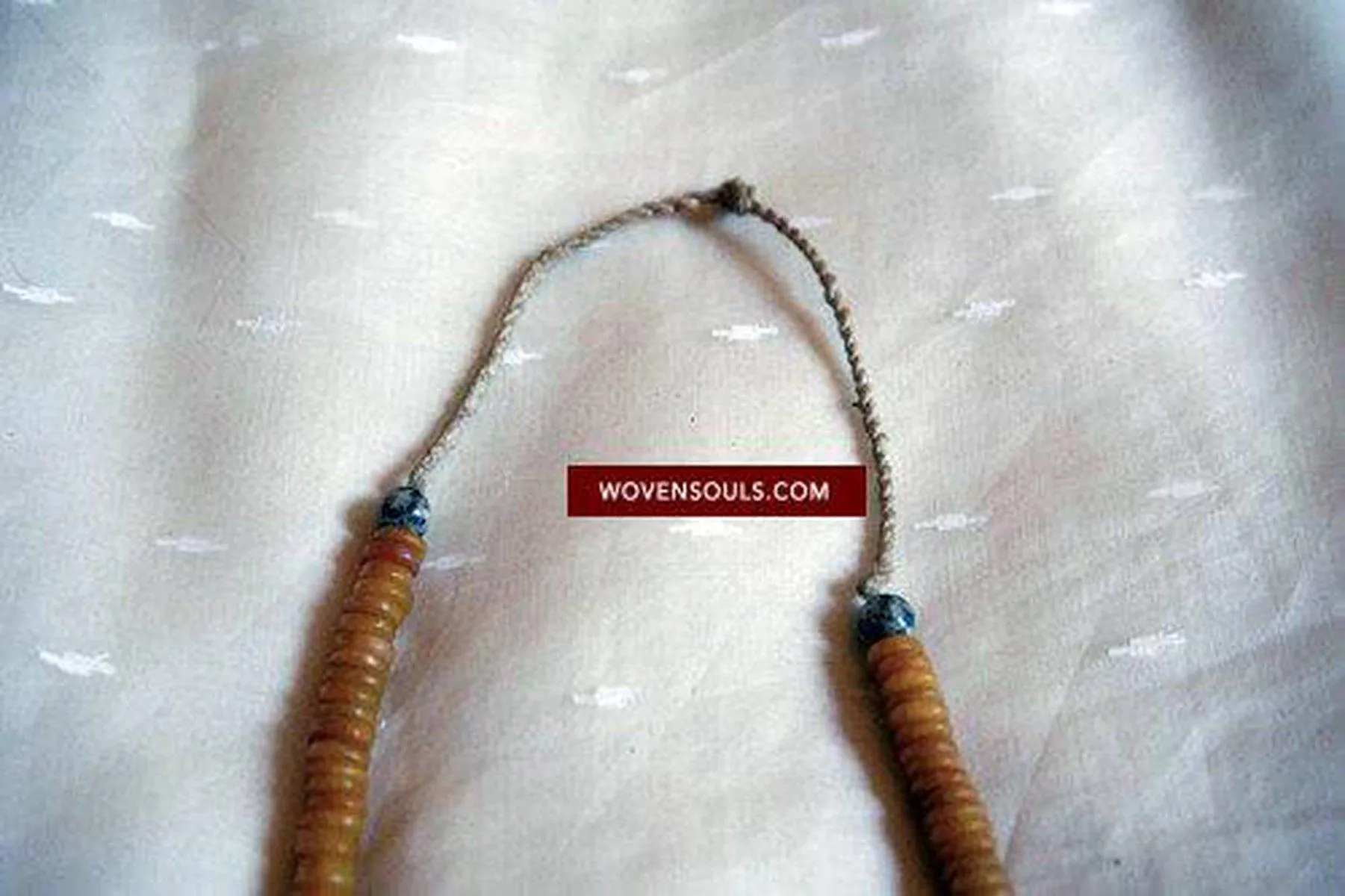 380 SOLD Old Amber(?) Beads Necklace