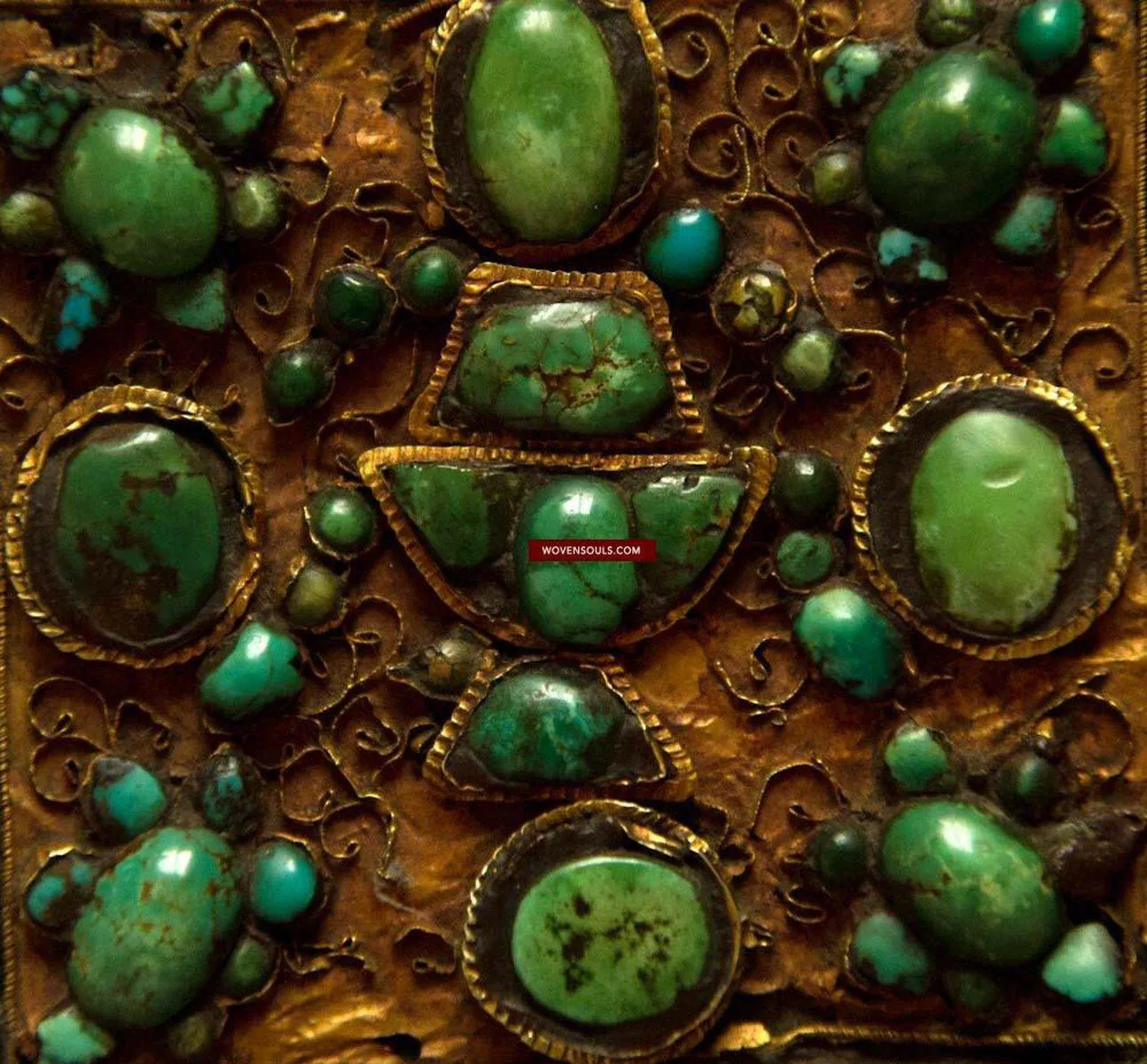 486 Old Tibetan Ghau with Amber Coral Necklace - Himalayan Jewelry