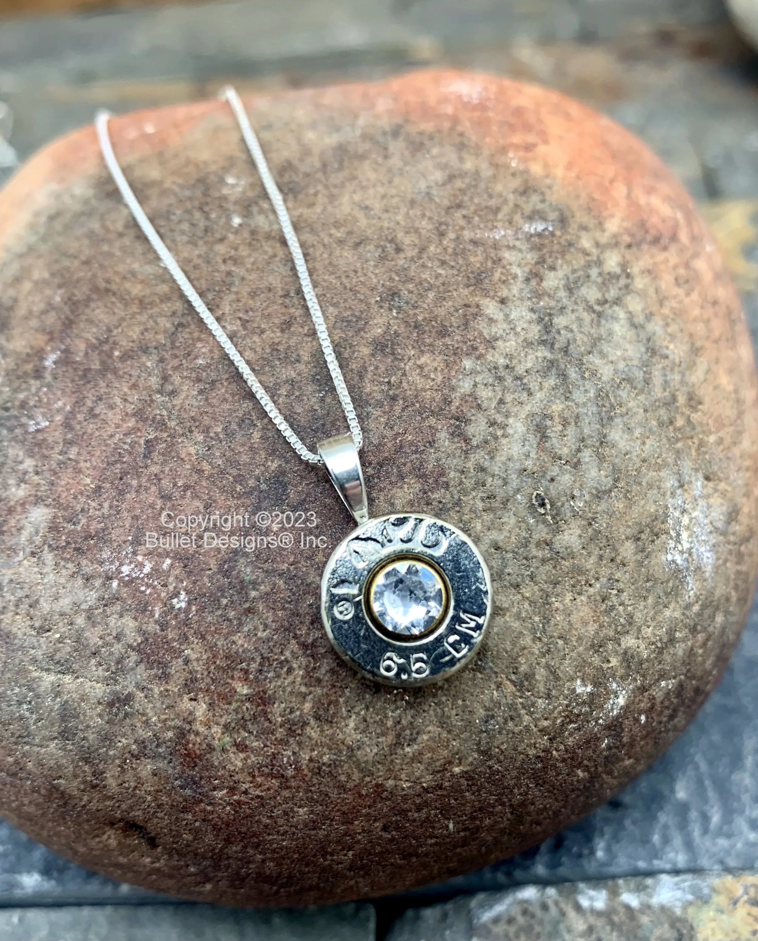 6.5 Creedmoor Bullet Head Necklace