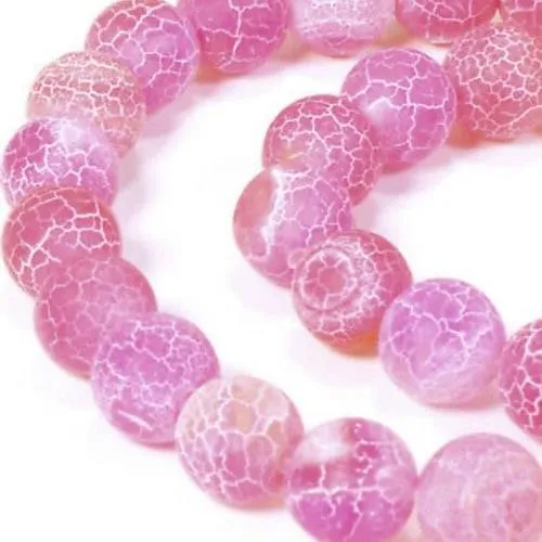 Adult Amelie Honey Baltic Amber Bead Pink Purple Dragon Agate Necklace