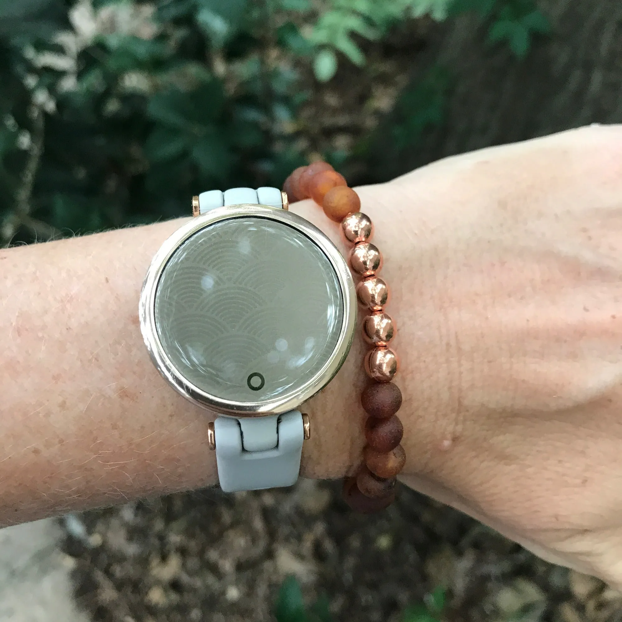 Adults | Pure Copper   Raw Cognac Amber Bracelet