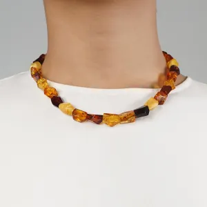 Amber Faceted Nugget