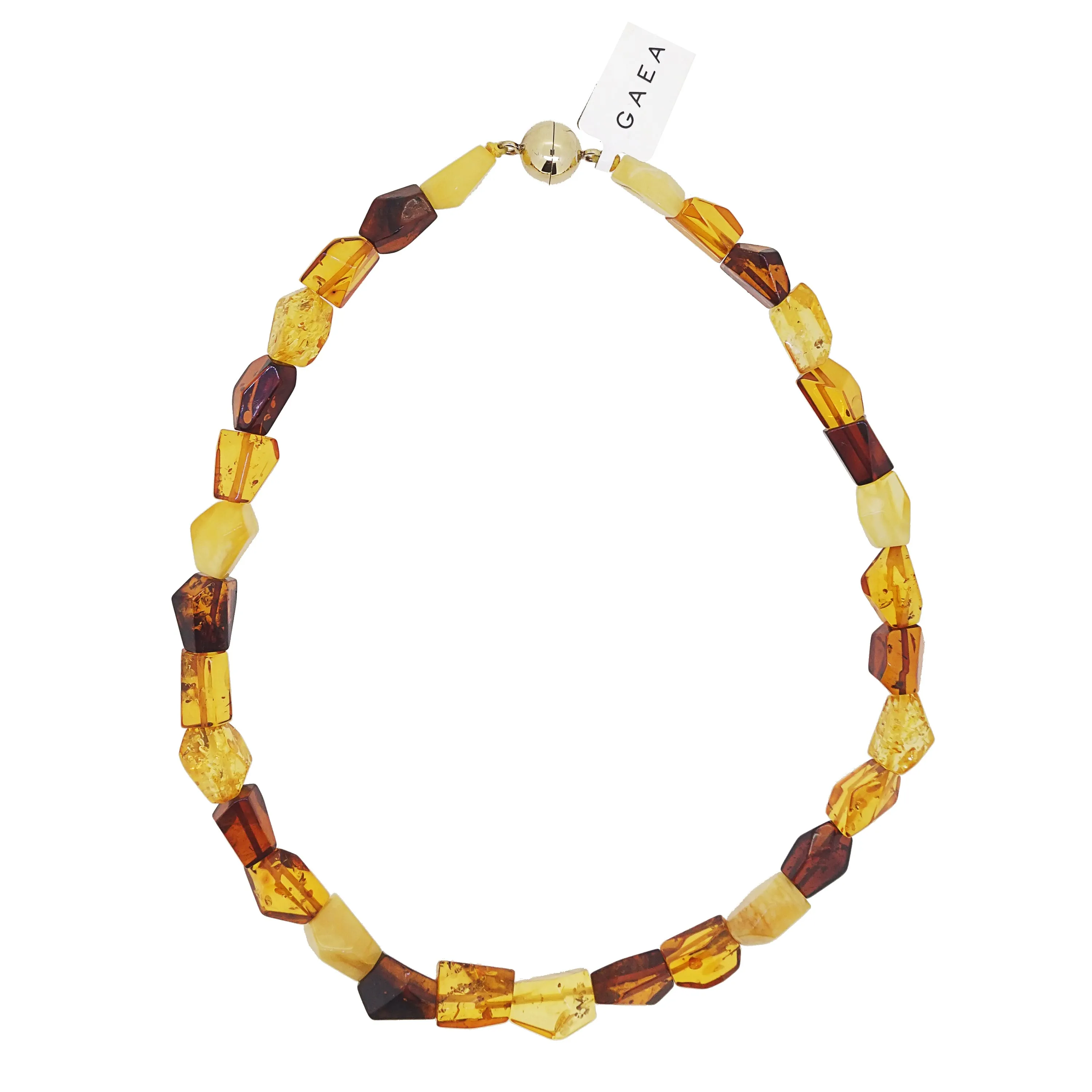 Amber Faceted Nugget
