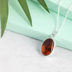 Amber Gemstone Necklace