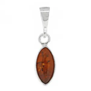 Amber Marquise Pendant