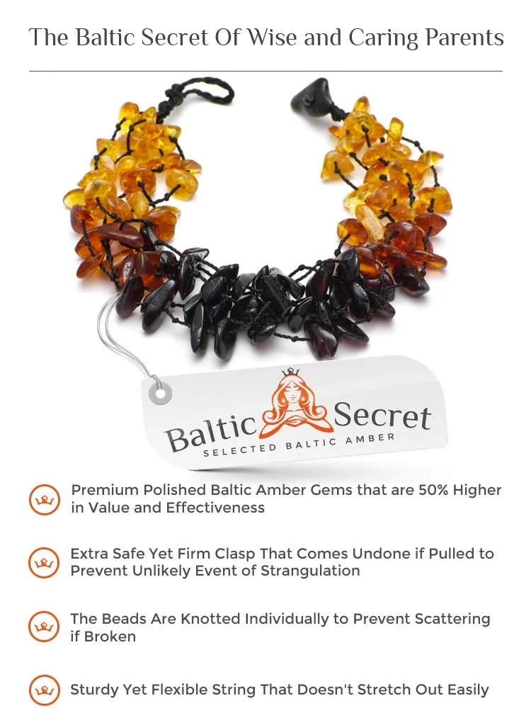 AMBER NECKLACE & BRACELET - LEMON CHERRY AMBER BEADS
