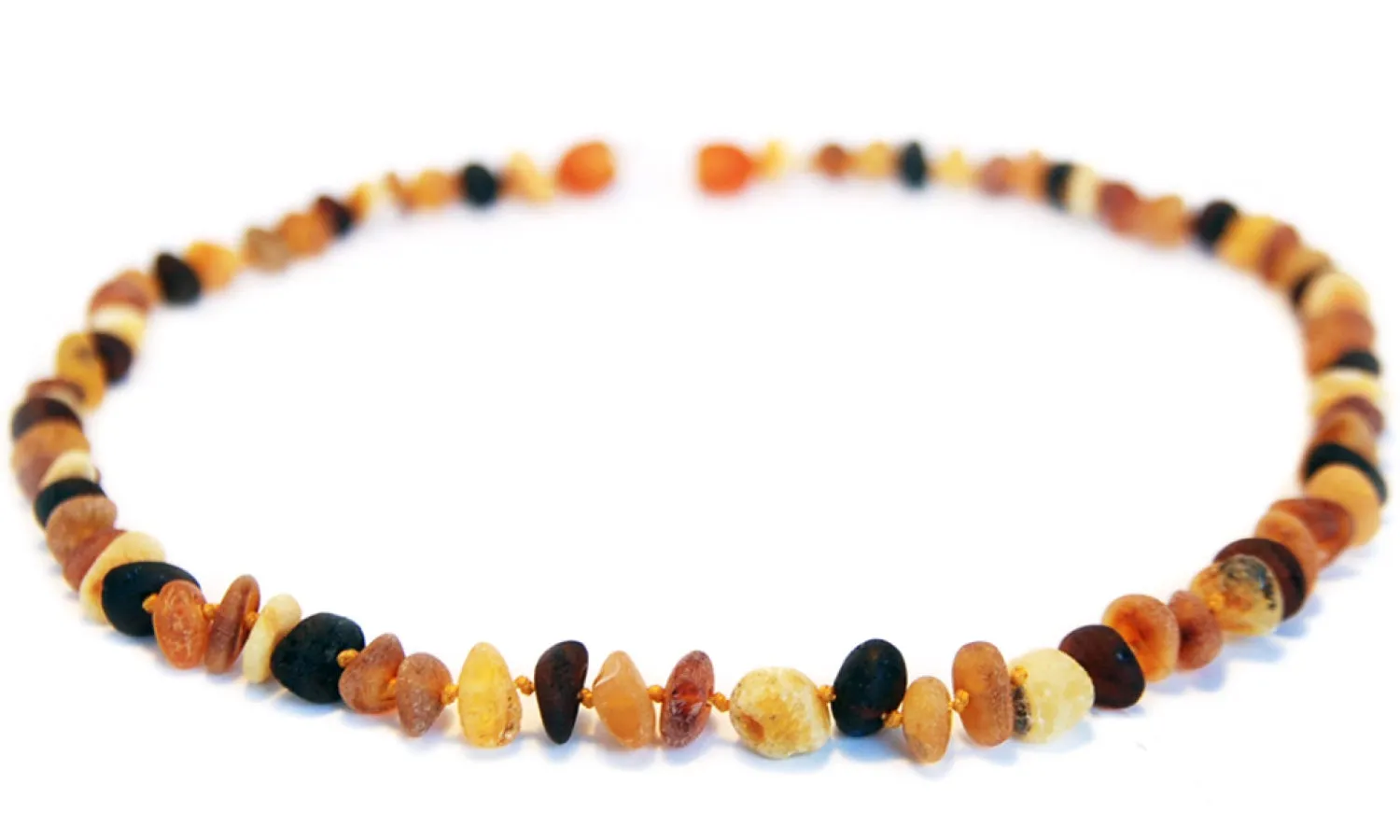 AMBER NECKLACE & BRACELET MULTI RAW BEADS