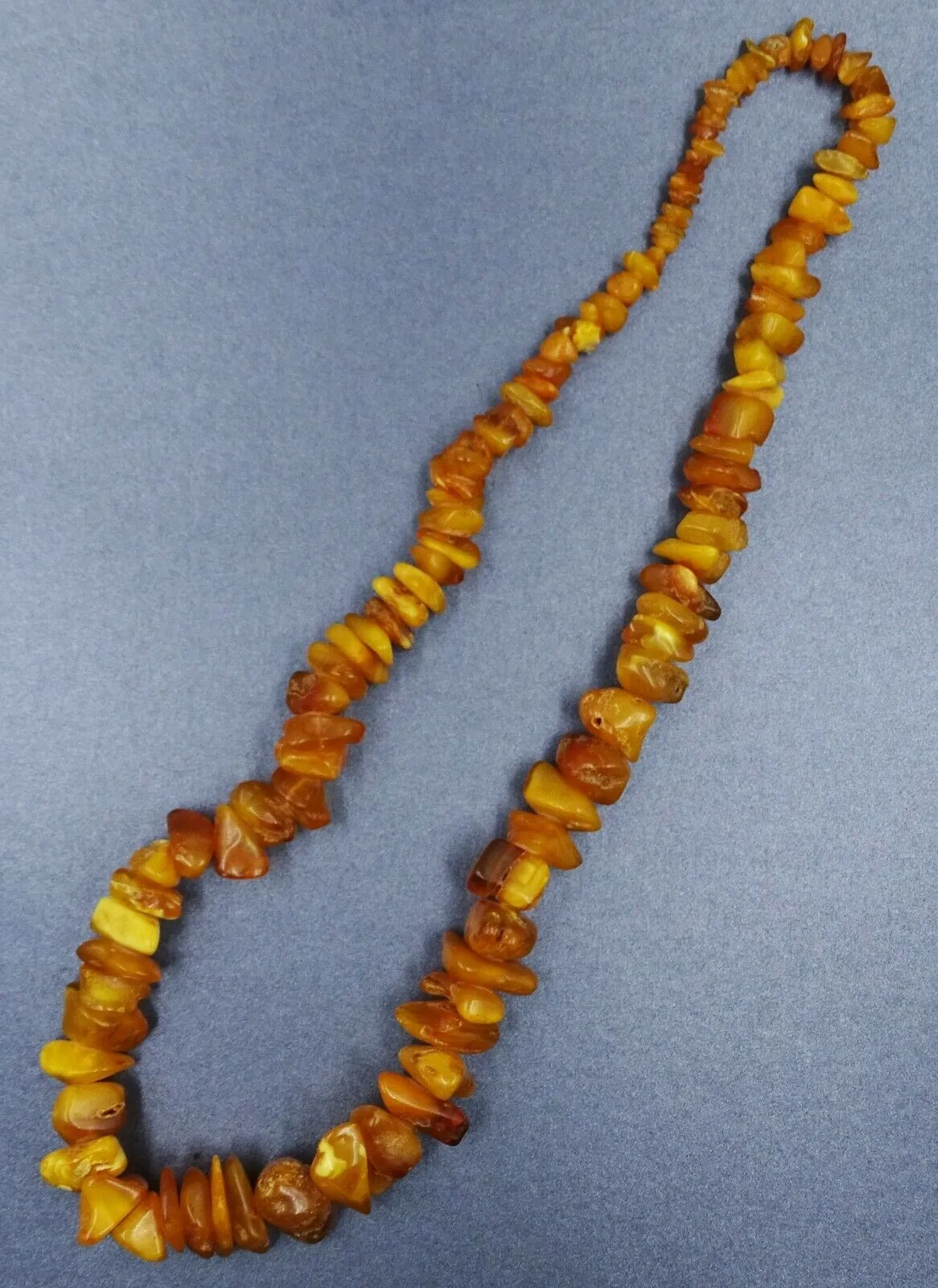 Amber Necklace with Stones Graduating in Size