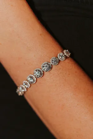 Anastasia .925 Sterling Silver 10 Carat Moissanite Bracelet *Pre-Order