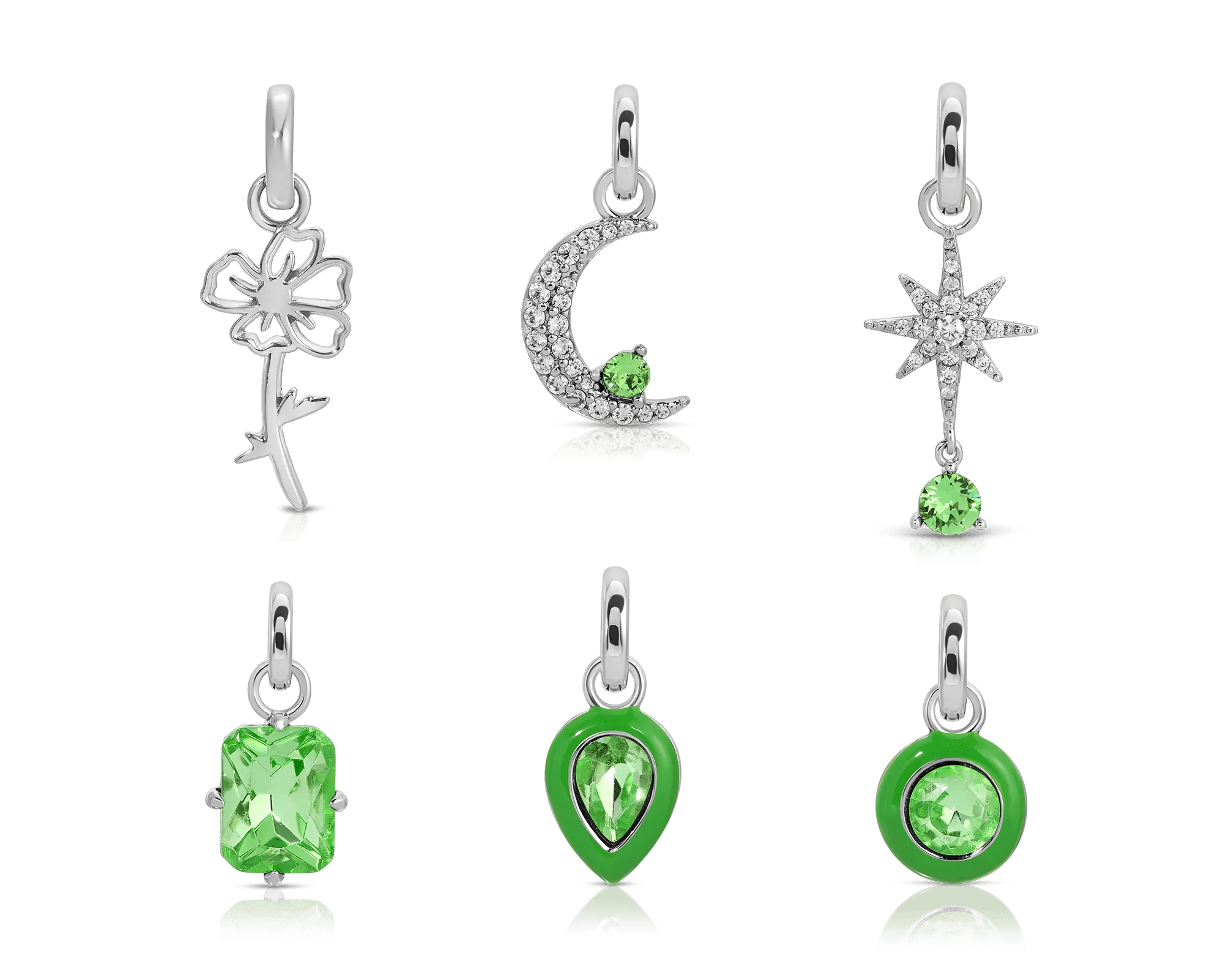 August Peridot Birthstone Charm - Jewel Candle