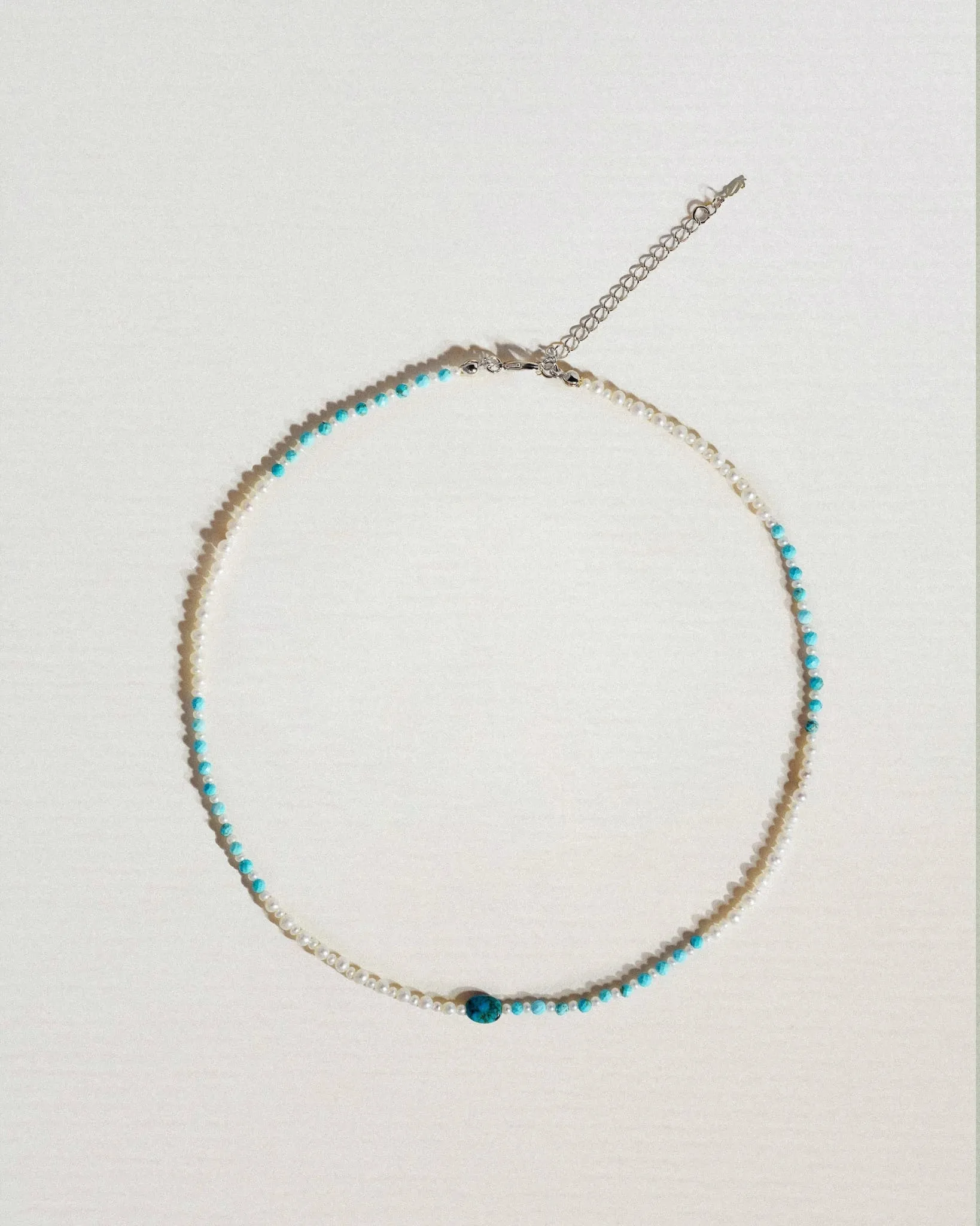 Azure Pearl Necklace