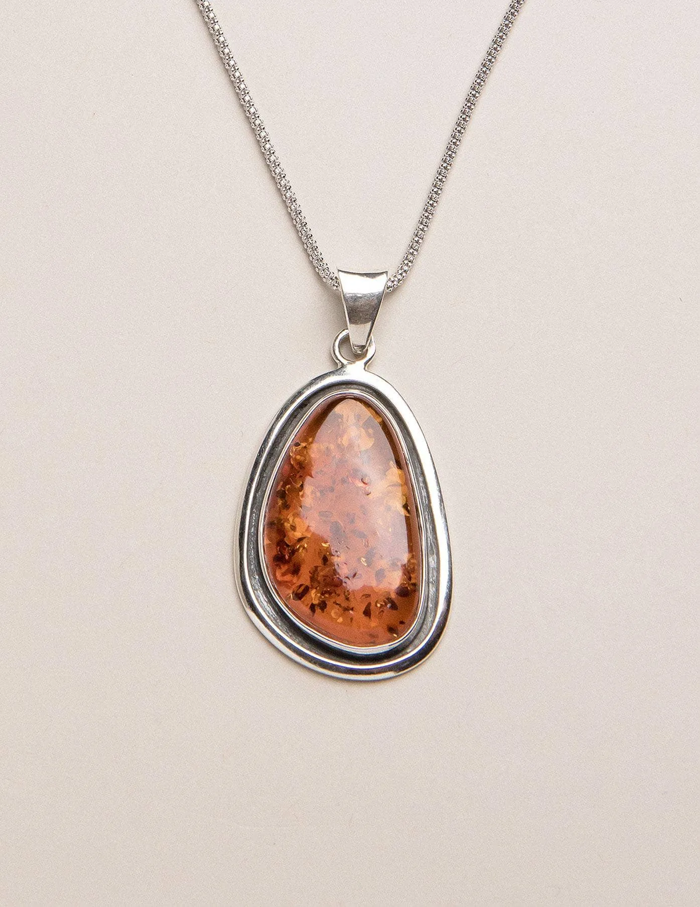 Baltic Amber Pendant Necklace