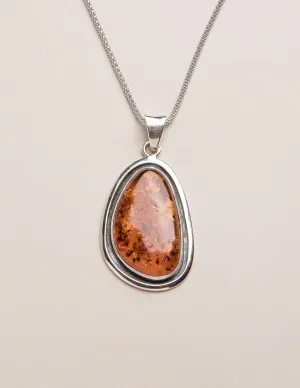Baltic Amber Pendant Necklace