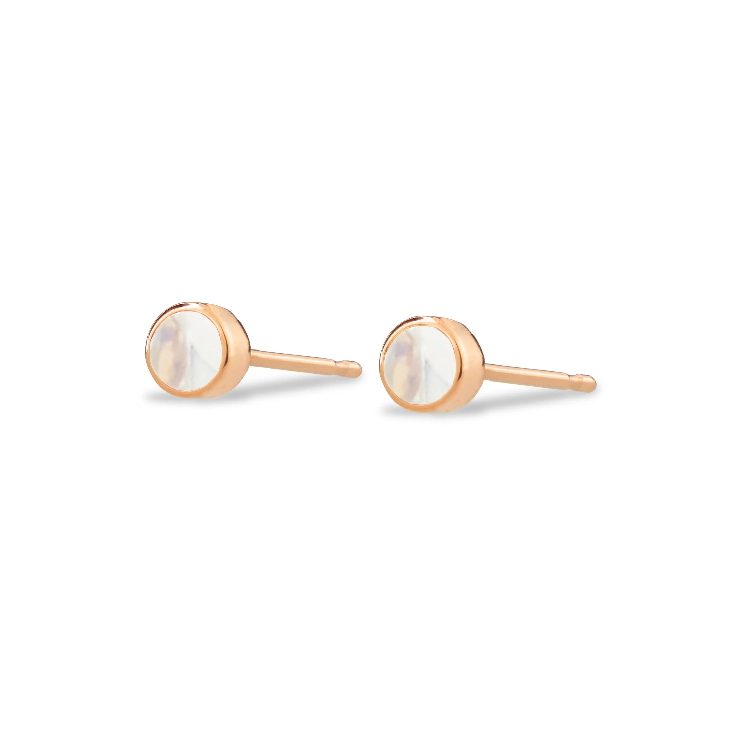 Birthstone Stud - Moonstone (June)