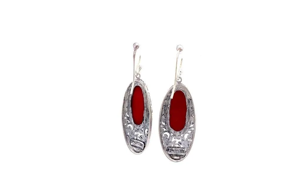 Bliss Earrings- Coral