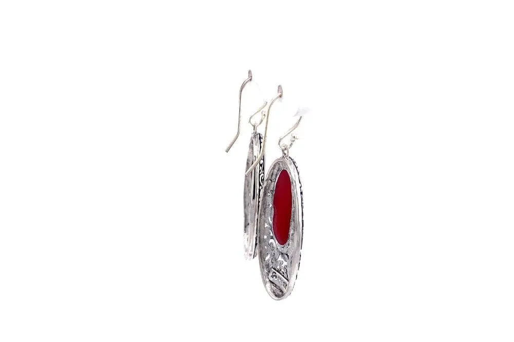 Bliss Earrings- Coral