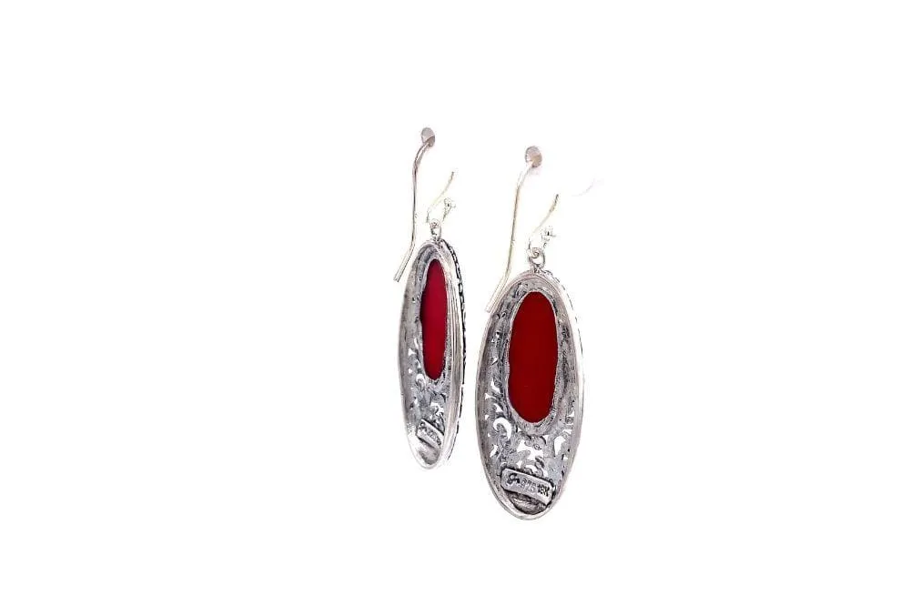 Bliss Earrings- Coral