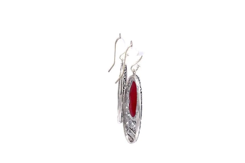 Bliss Earrings- Coral