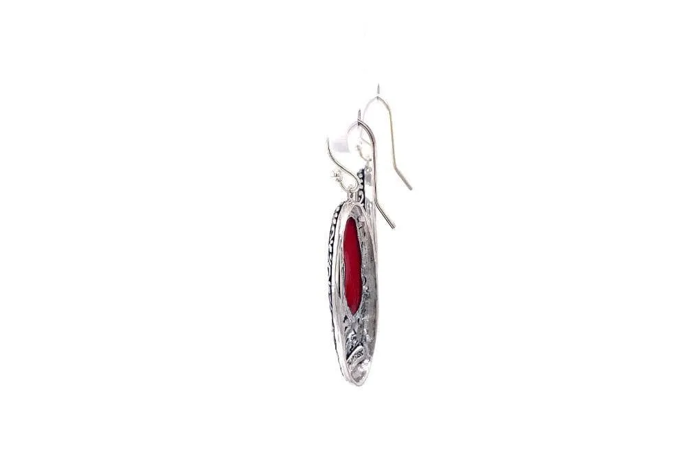 Bliss Earrings- Coral