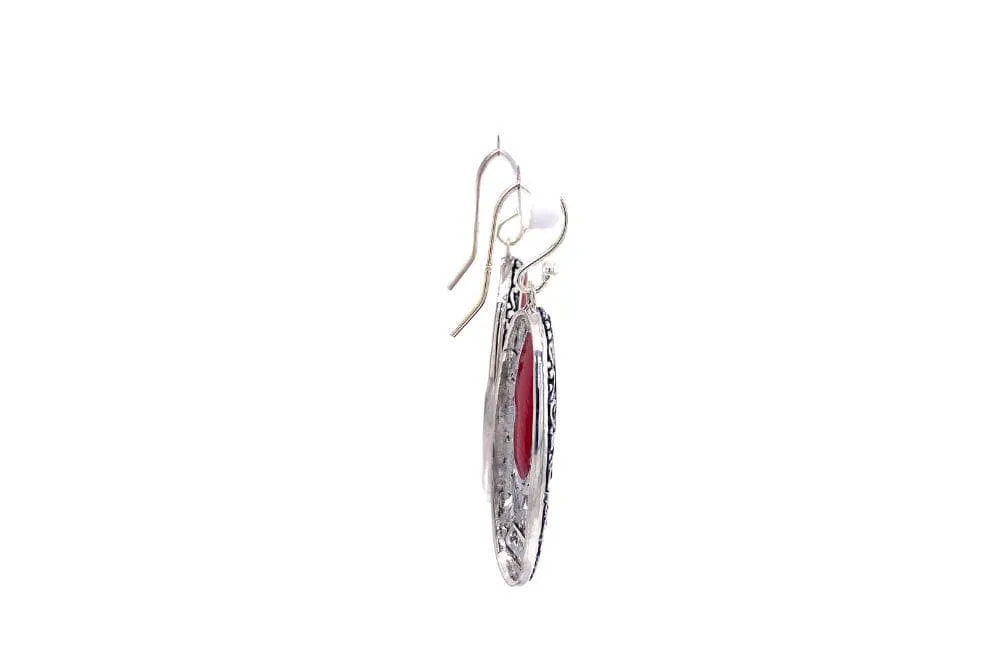 Bliss Earrings- Coral