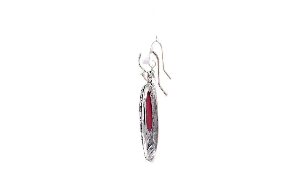 Bliss Earrings- Coral