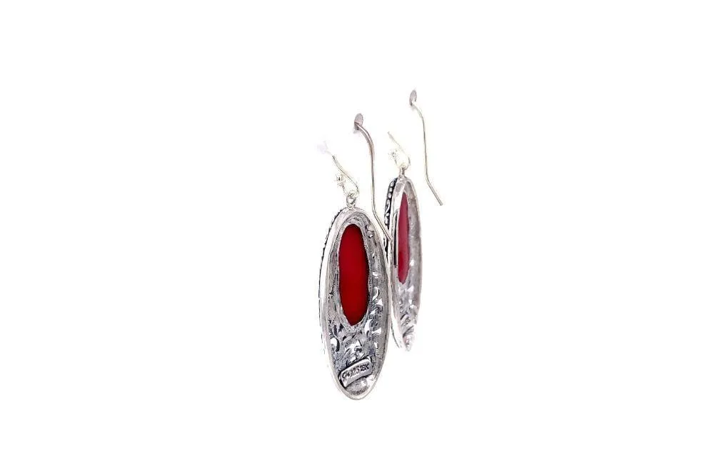 Bliss Earrings- Coral