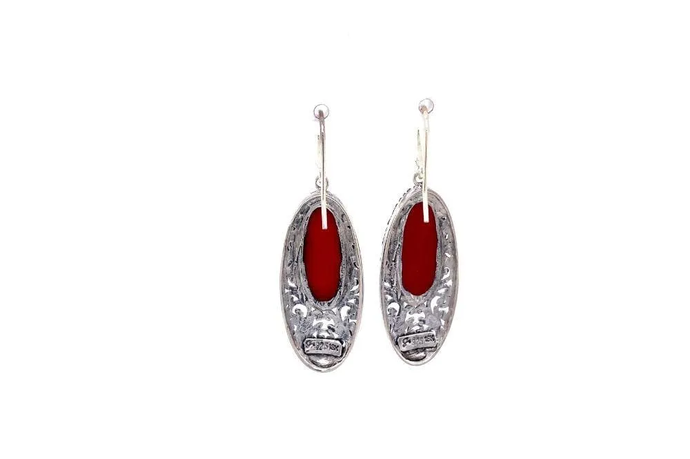 Bliss Earrings- Coral