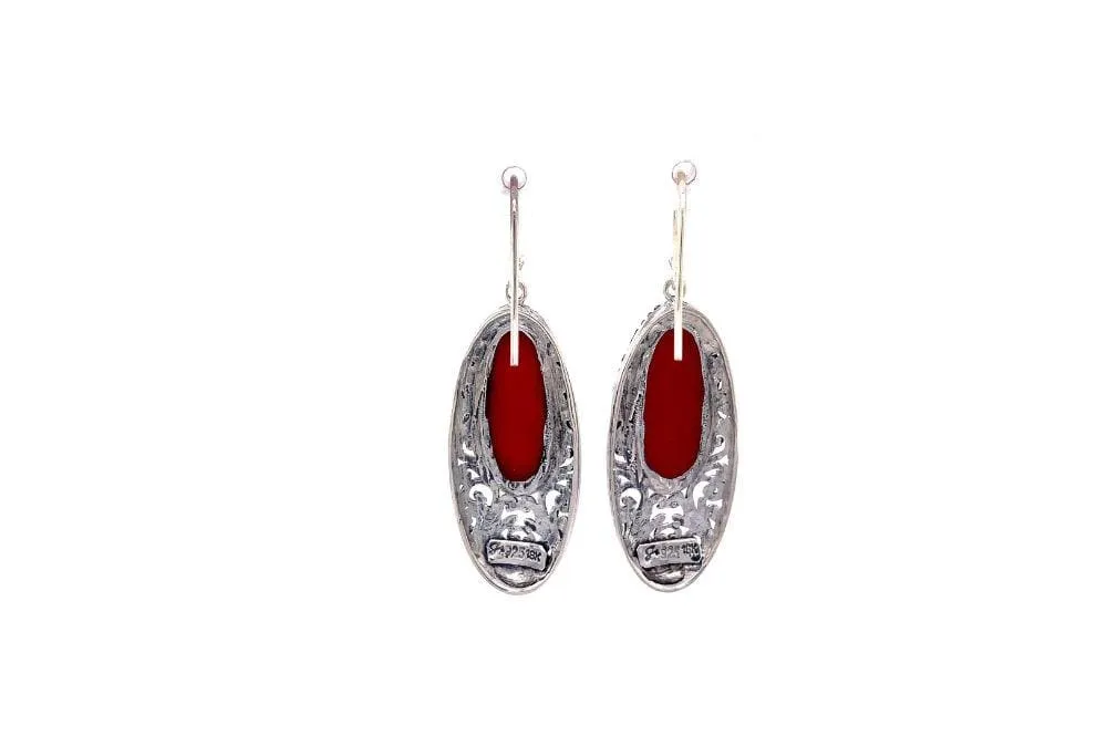 Bliss Earrings- Coral