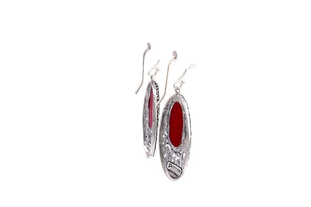 Bliss Earrings- Coral