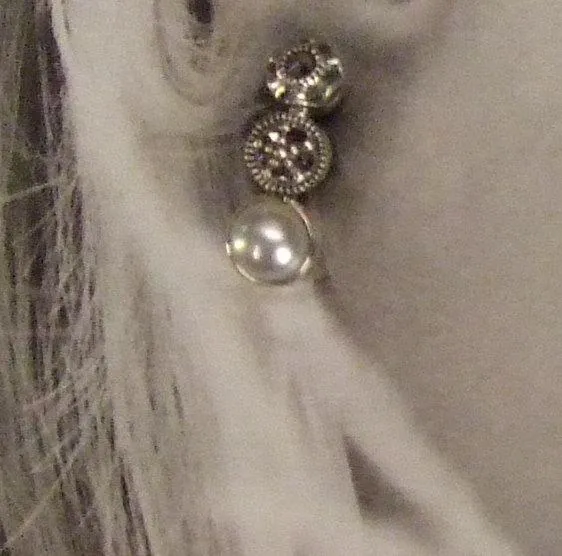 Blue Topaz Dot earrings