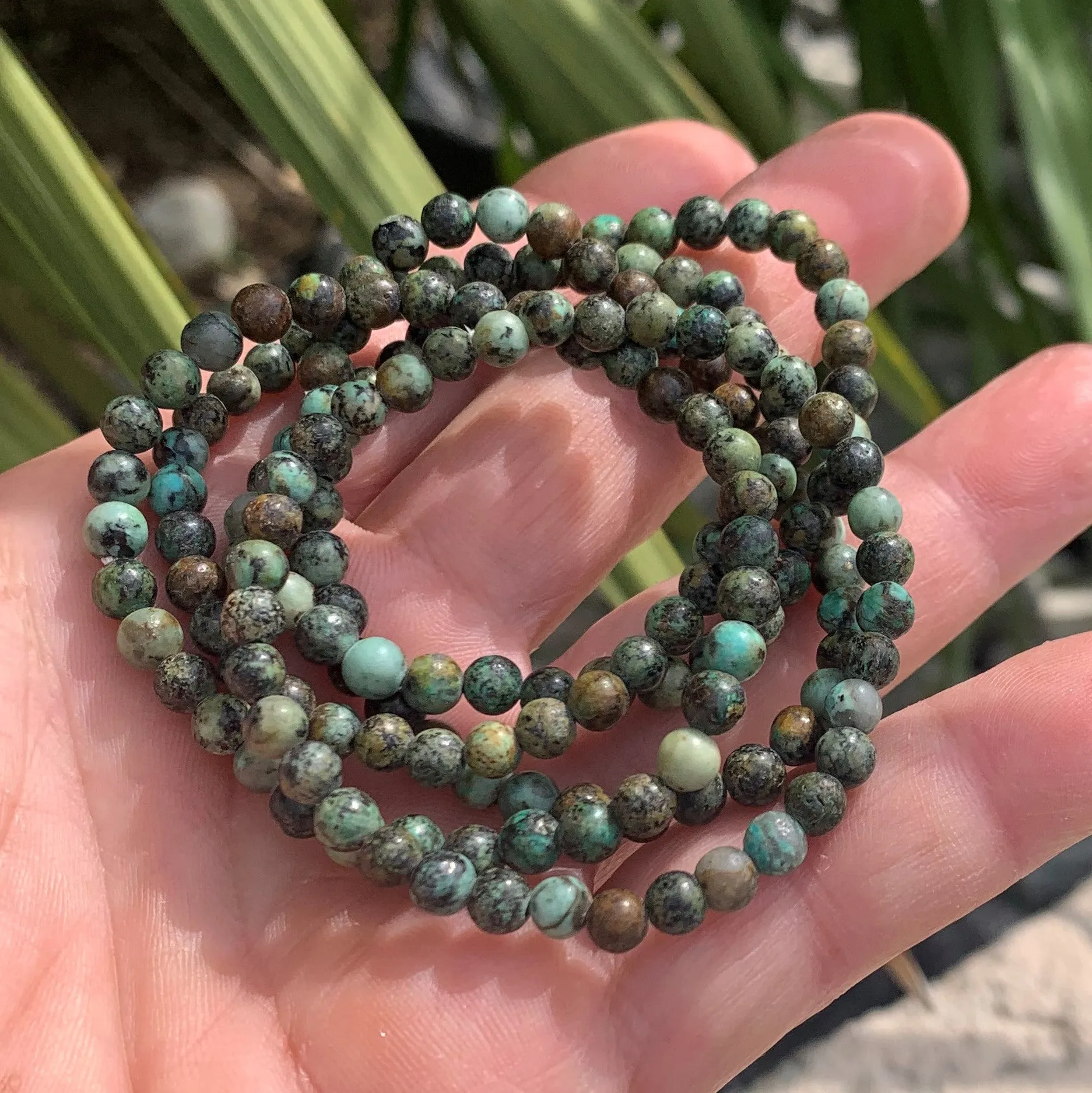 Bracelets pour enfants, amazonite, malachite, obsidienne, œil de faucon, rhodochrosite, turquoise