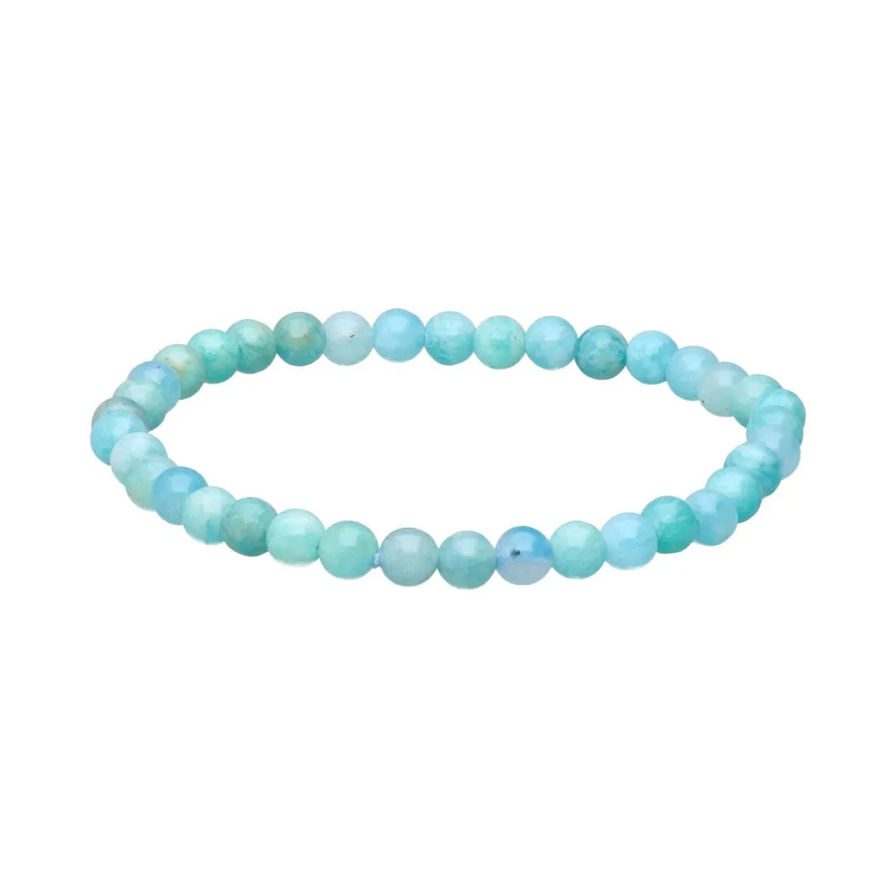 Bracelets pour enfants, amazonite, malachite, obsidienne, œil de faucon, rhodochrosite, turquoise