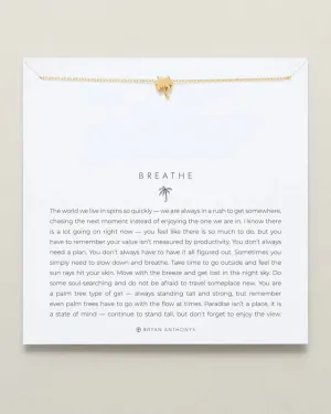 Breathe Icon Necklace