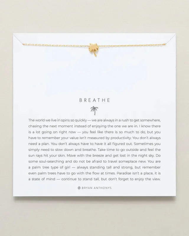 Breathe Icon Necklace