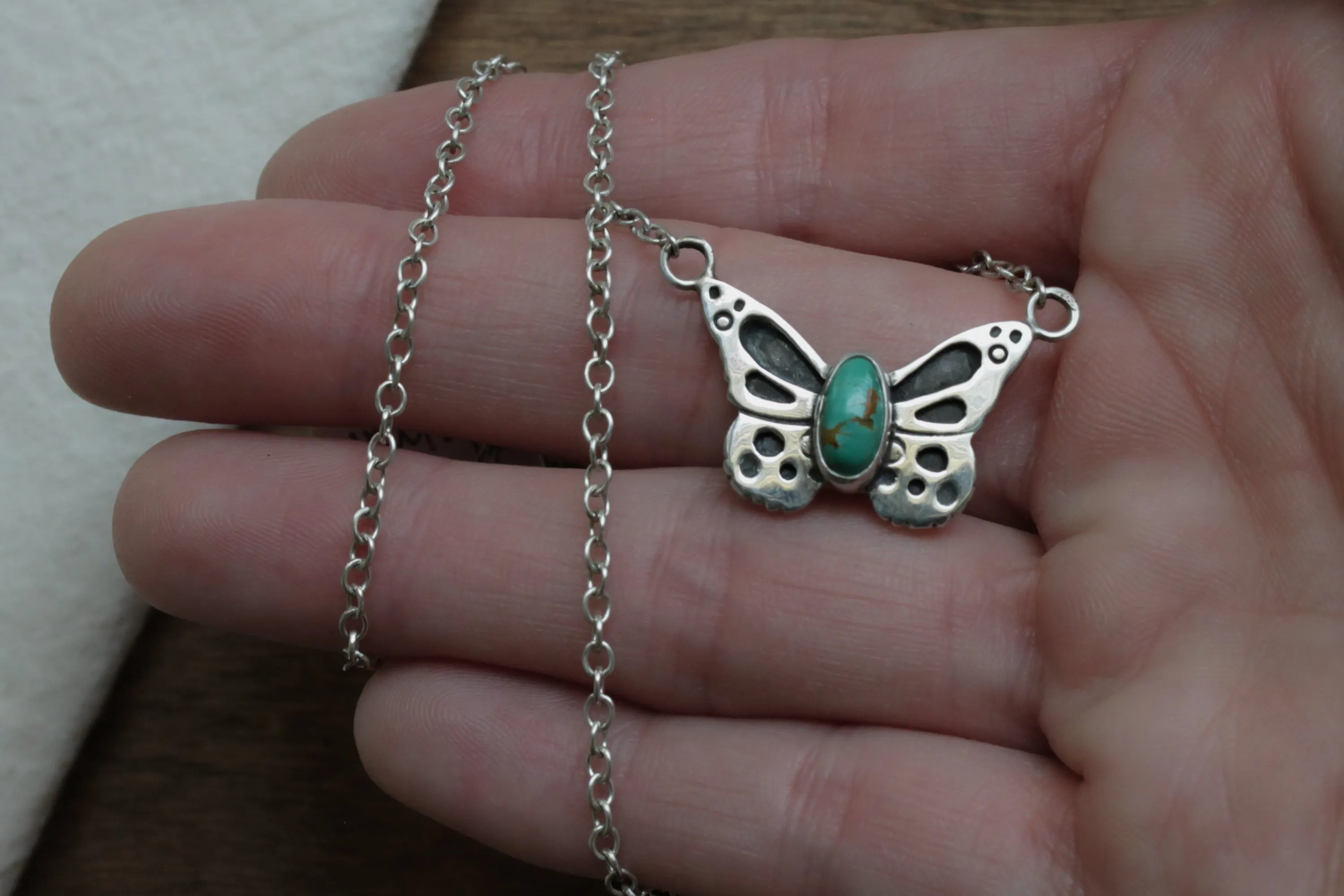 Butterfly Necklace | Royston Turquoise