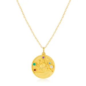 Cancer Zodiac Mantra Necklace
