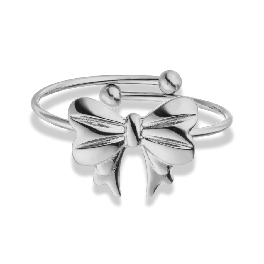 Charming Ribbon Ring 14K Vergoldet
