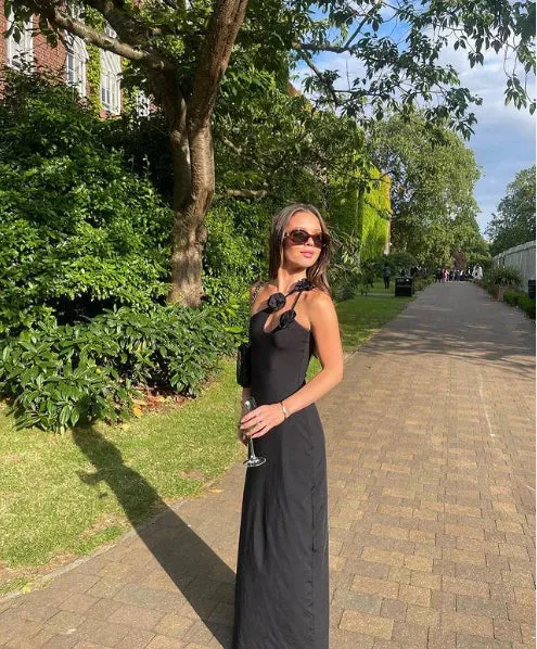 Classy Black Pary Dress One Shoulder Simple Evening Dress Charming Formal Dress