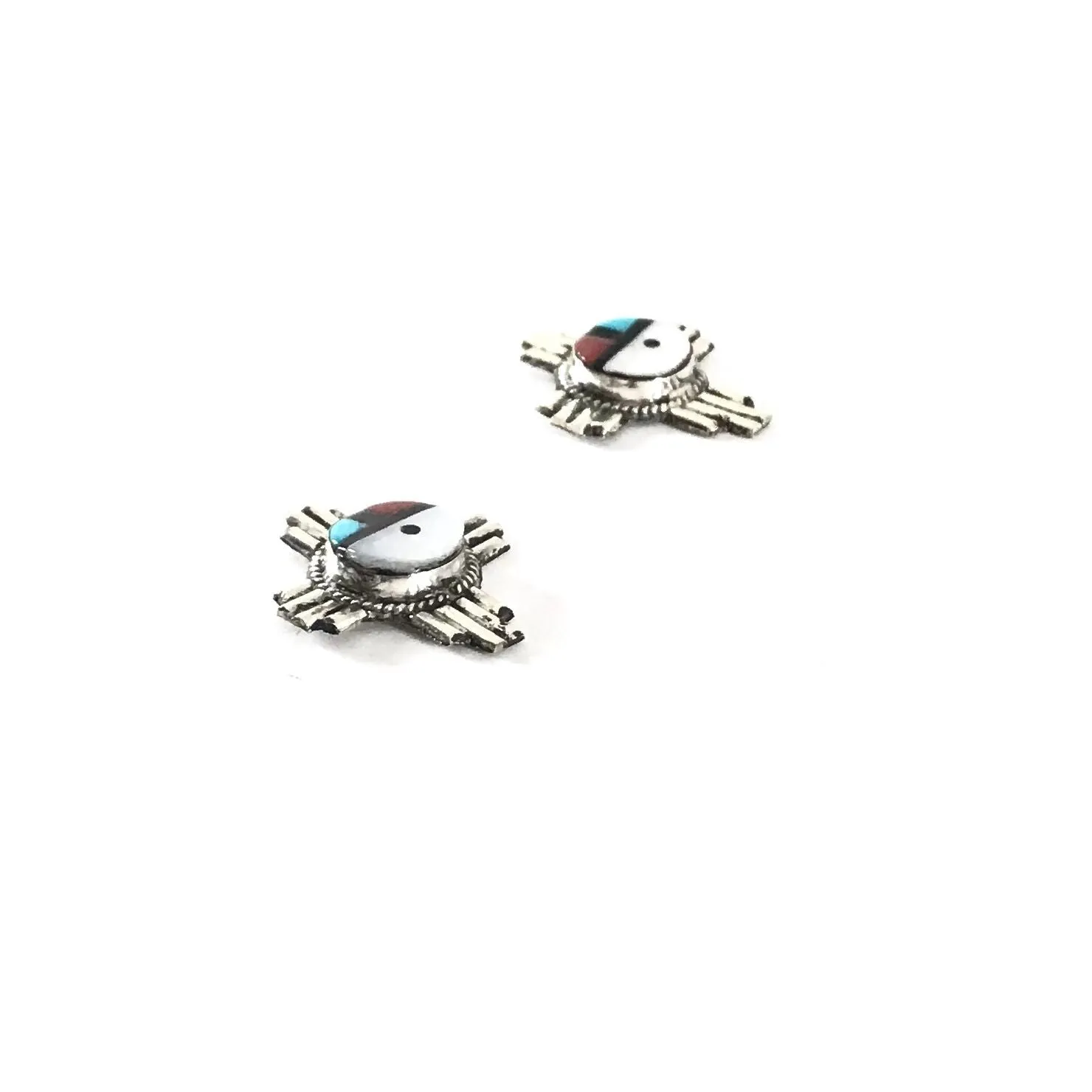 Clifford Cheama Zia Sun Symbol Post Earrings