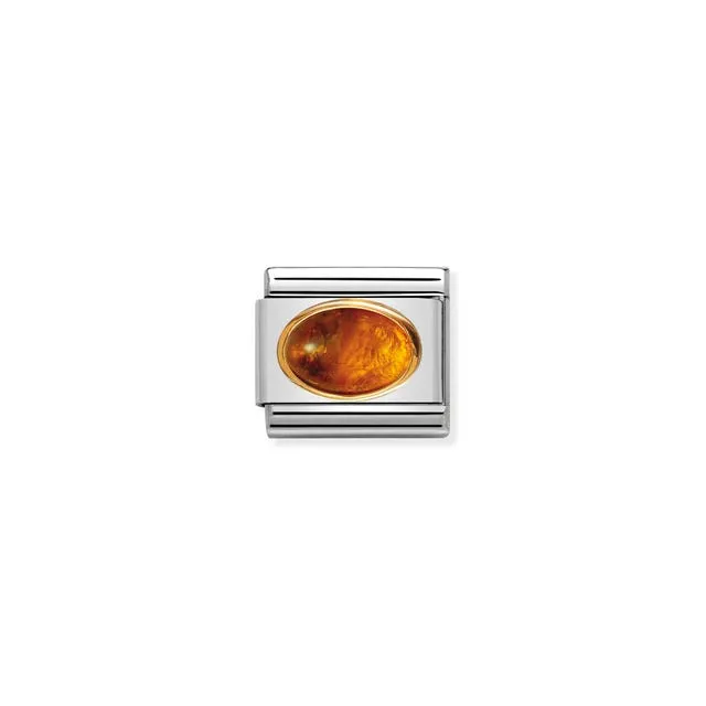 Composable Amber Stone Link - 030502/01