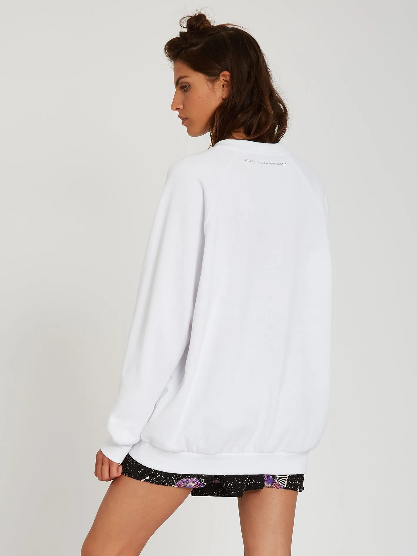 Coral Morph Sweatshirt - White