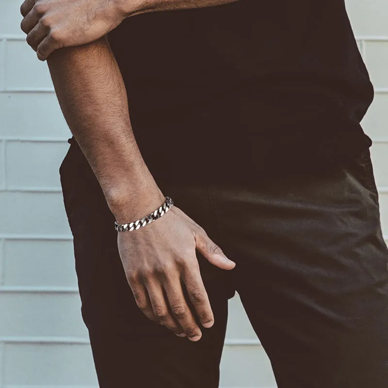 Diamond Cut Cuban Link Bracelet 5 mm