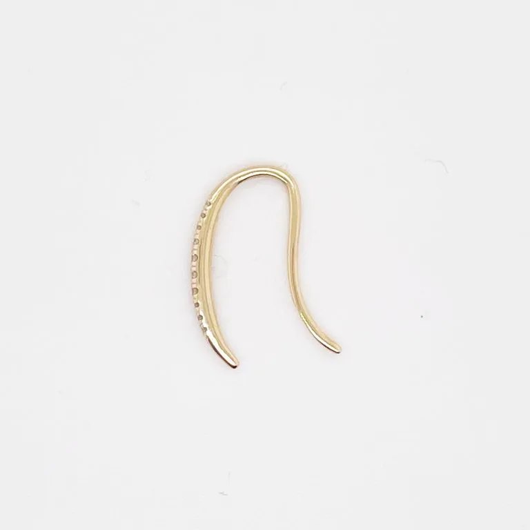 Diamond Threader Drop Earrings