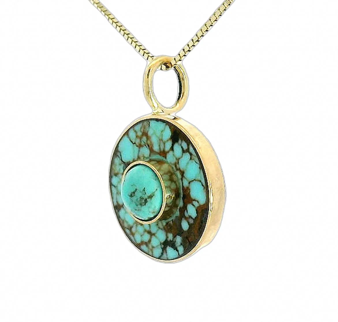 Double Turquoise Cerclen Necklace No. 1