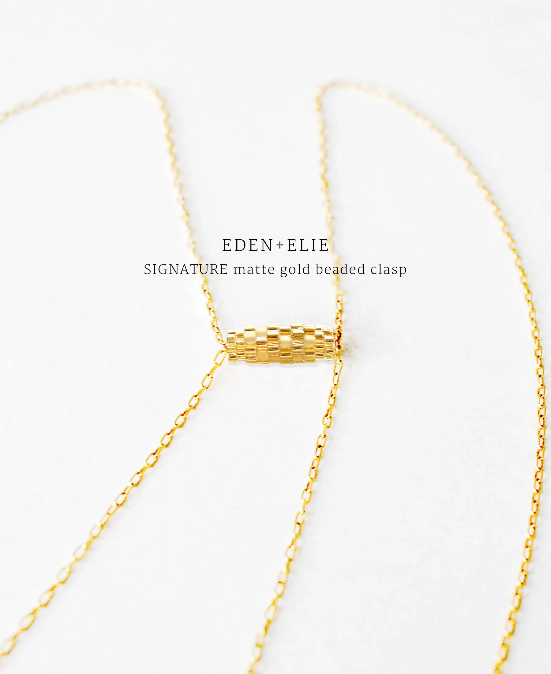 EDEN   ELIE Mother-Daughter twinning necklaces set - turquoise