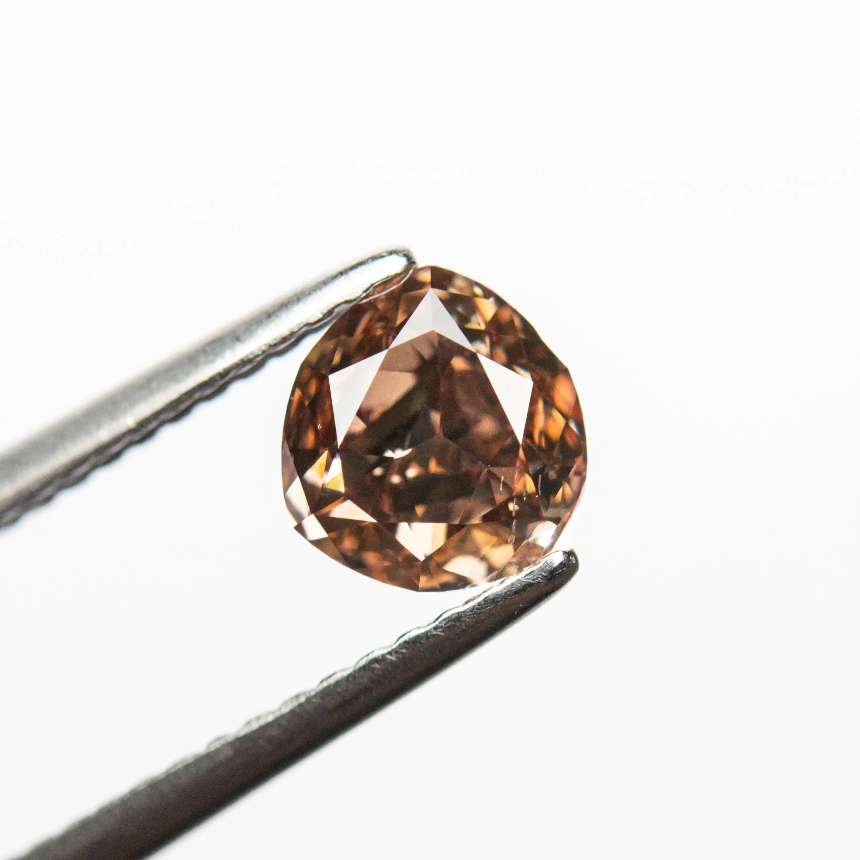 Fancy Brown-Pink Brilliant Diamond - 1.00ct Trillion