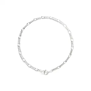 Figaro Bracelet In Silver